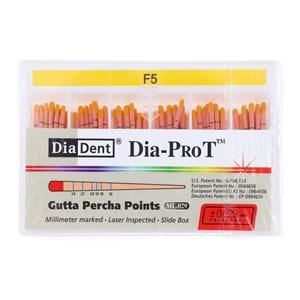 Dia-Pro T Hand Rolled Gutta Percha Points Millimeter Markings 60/Bx