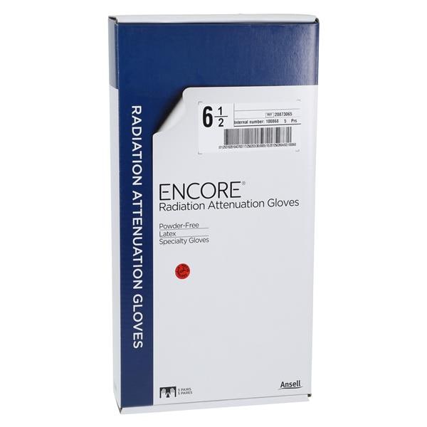 Encore Radiation Attenuation Surgical Gloves 6.5 Khaki