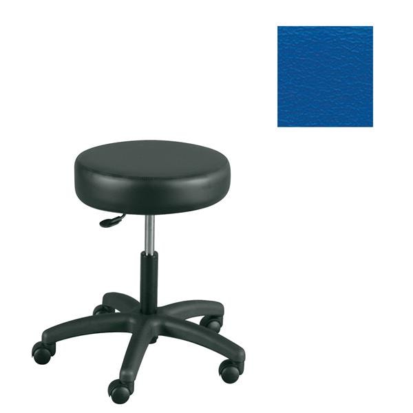 Stool Task Royal Blue 2" Casters Backless 5 Leg Ea