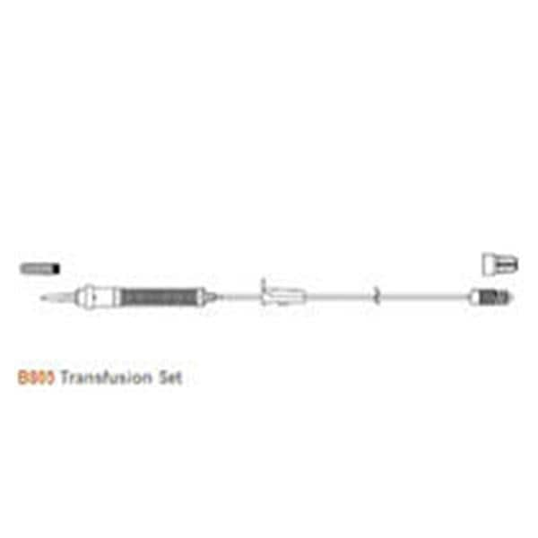 IV Administration Set 65" 20 Drops/mL Priming Volume 27mL 50/Ca