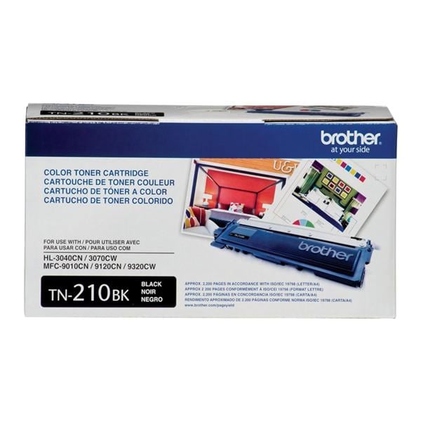 Brother TN-210BK Black Toner Cartridge Ea