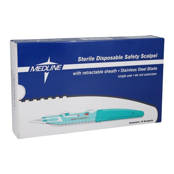 Disposable Safety Surgical Scalpel #11 Stainless Steel Blade Sterile