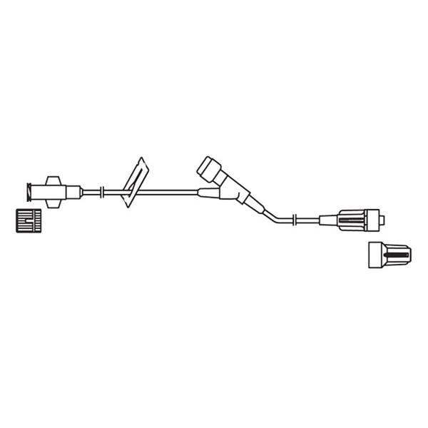 IV Extension Set 8" Y-Injection Site: 4" F LL Adptr Prmry Infs 50/Ca