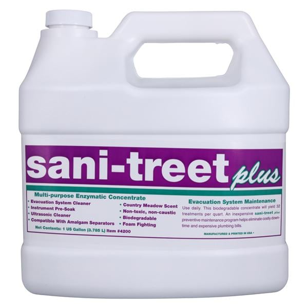 Sani-Treet Plus Cleaner Enzymatic Liquid 1 Gallon Ea