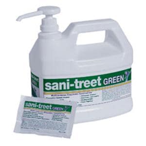 Sani-Treet Green Cleaner Enzymatic Liquid Unit Dose 50/Bx, 12 BX/CA