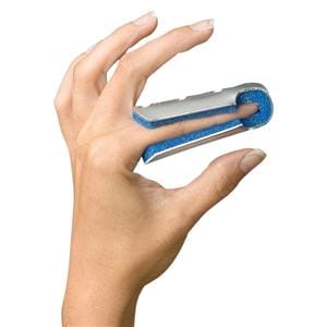 Fold Over Cot Splint Finger Size Medium Aluminum 3.25