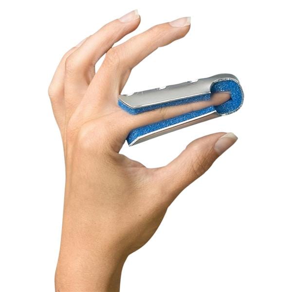 Fold Over Cot Splint Finger Size Medium Aluminum 3.25