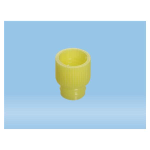 Push Tube Cap LDPE Yellow 1000/Pk