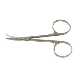 Shortbent Stitch Scissors Curved 3-1/2" Stainless Steel Non-Sterile Reusable Ea