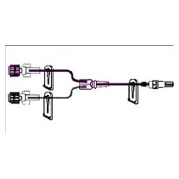 IV Extension Set 6" Bifuricated 2 Female Luer Lock 50/Ca