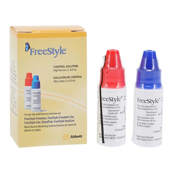 FreeStyle Glucose High/Low Control For Blood Glucose 6/Ca