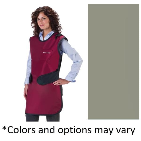 Easy Wrap X-Ray Apron Unisex Lightweight 25x40" .5mm Equivalence With Collar Ea