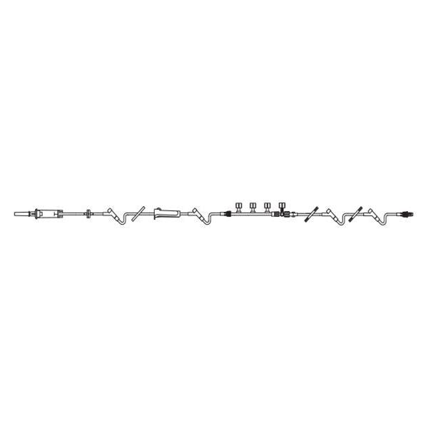 Continu-Flo IV Solution Set 10 Drops/mL 89" 2Inj St M LL Adptr Prim Infs 48/Ca