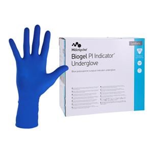 Biogel PI Indicator Polyisoprene Surgical Undergloves 7 Blue