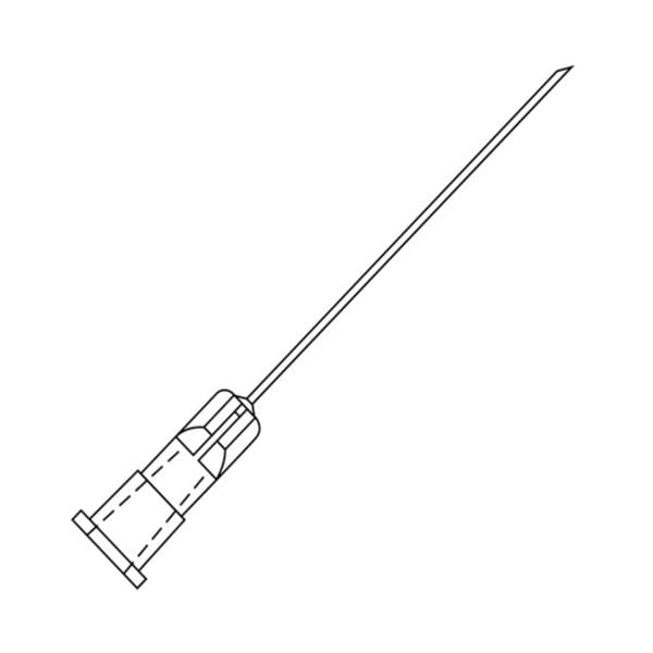 Retrobulbar Atkinson Anesthesia Needle 25gx1-1/2" Conventional 10/Bx