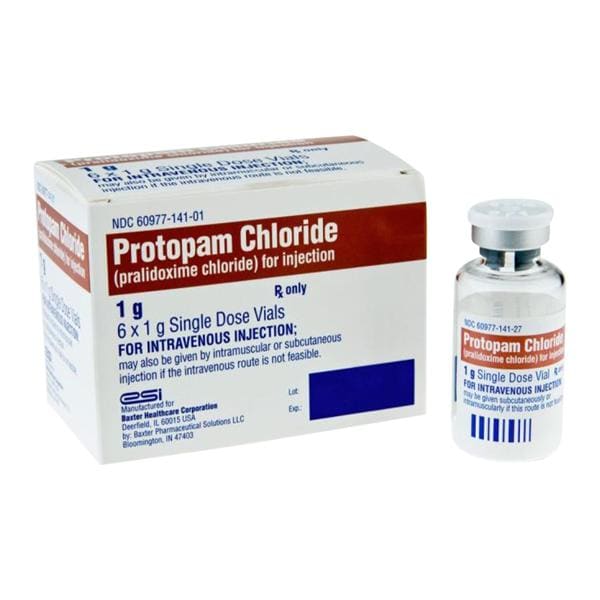 Protopam Chloride Injection 1gm SDV 20mL 6/Pk