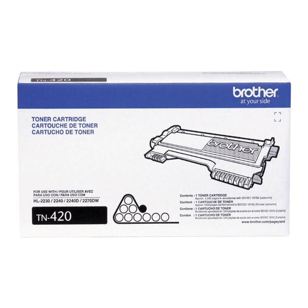 Brother TN-420 Black Toner Cartridge Ea