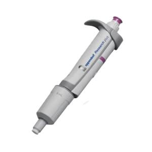 Research Adjustable Volume Pipette 0.5-5mL Violet Ea