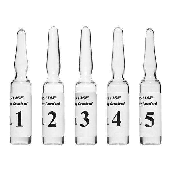 Micro LQ Verifier Blood Gas 5 Level Linearity 15x2mL Set For Analyzer Ea