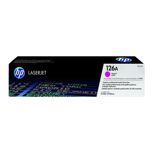 HP 126A Magenta Original Toner Cartridge (CE313A) Ea