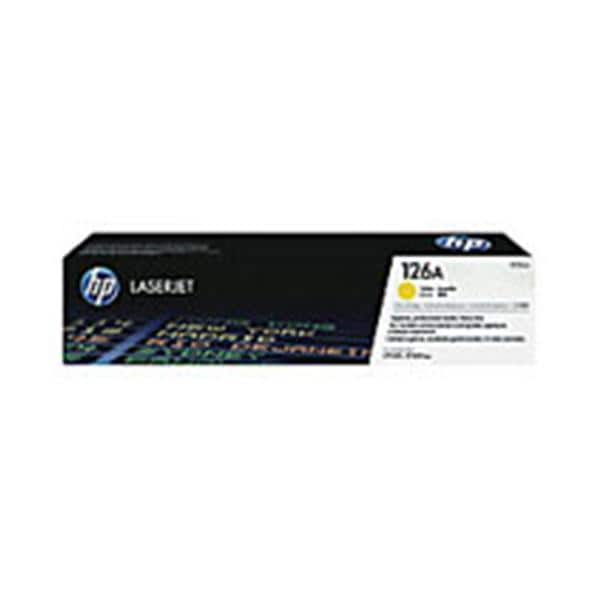 HP 126A Yellow Original Toner Cartridge (CE312A) Ea