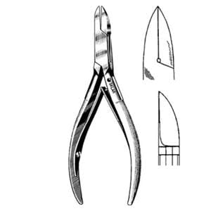 Sklarlite Littauer Cutting Forcep Curved Back Autoclavable Ea