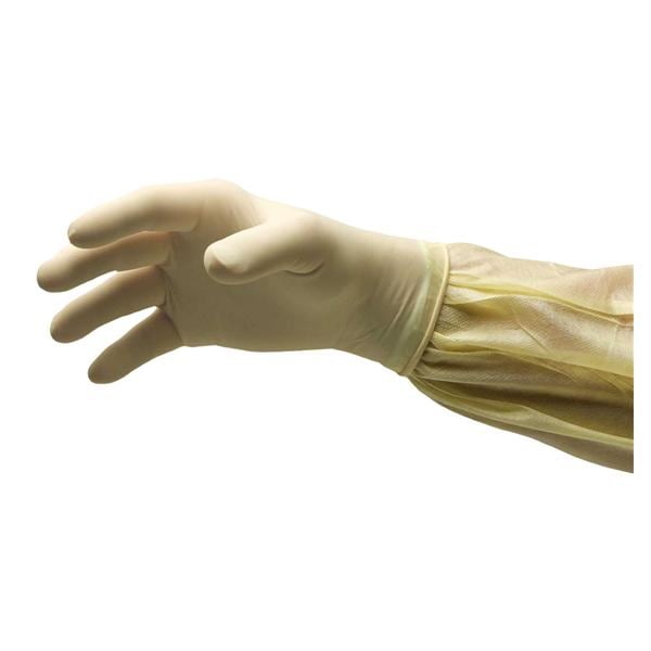 DermAssist Latex Exam Gloves Small Cream Sterile