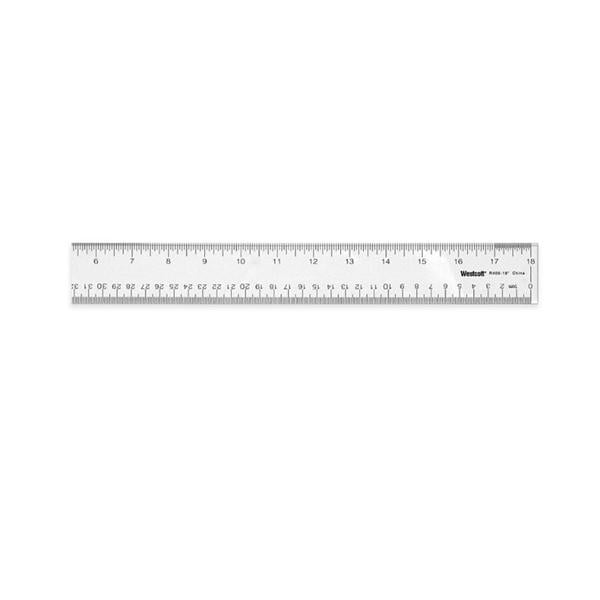 Westcott 18" Acrylic Ruler Ea