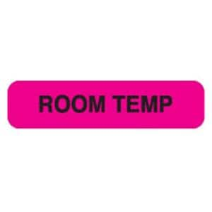 Room Temperature Label 1000/Rl