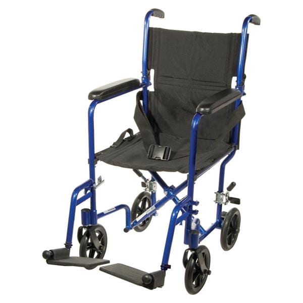 Transport Wheelchair 300lb Capacity Adult