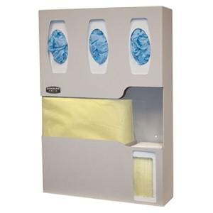 Protective Apparel Organizer Quartz Beige ABS Plastic Ea