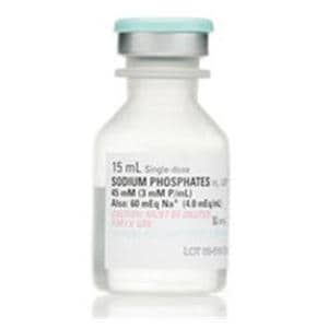 Sodium Phosphate Injection 3mMP/mL SDV 15mL 25/Package