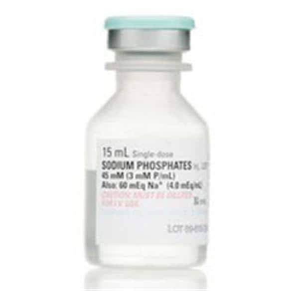 Sodium Phosphate Injection 3mMP/mL SDV 15mL 25/Package