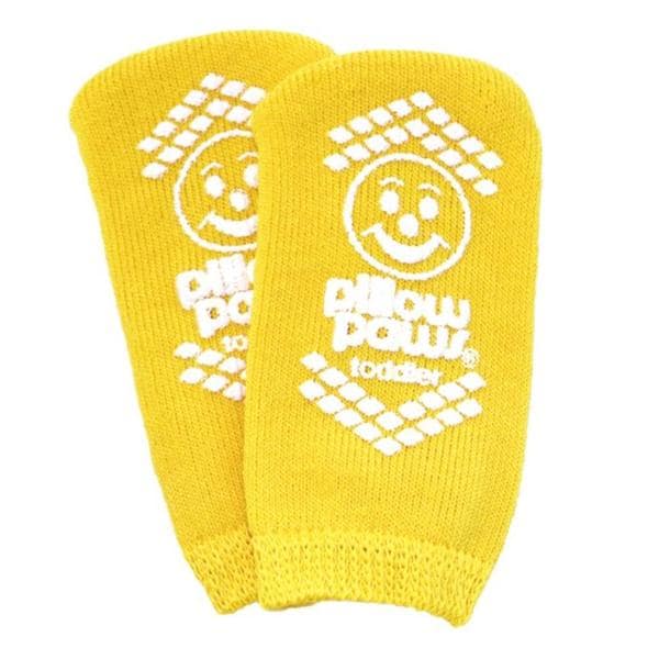 Pillow Paws Patient Slippers 100% Polyester Yellow Reusable 48Pr/Ca