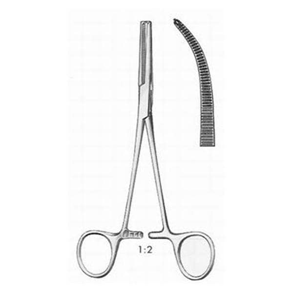 Crile-Rankin Forcep Curved 6-1/4" Stainless Steel Ea