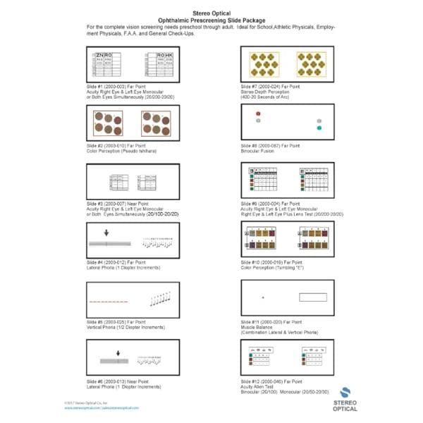 Prescreen Slide Kit Ea