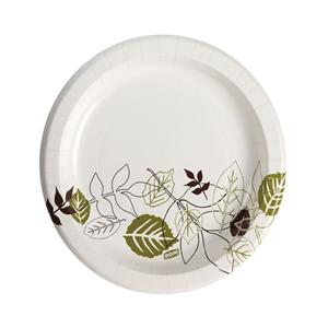 Dixie Paper Plates 8 1/2 in Dia Pathways Design 125/Pk