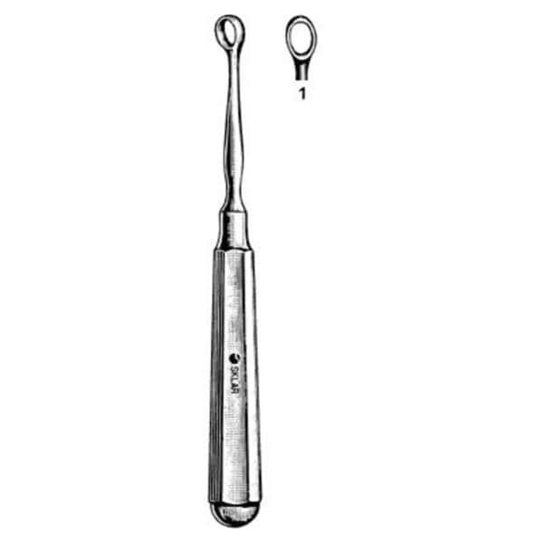 Piffard Dermal Curette 6" Stainless Steel Ea