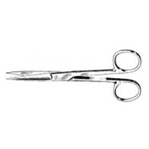 Operating Scissors Curved 4-1/2" Stainless Steel Ea