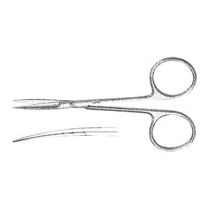 Iris Scissors Curved 4-1/8" Swedish Steel Ea