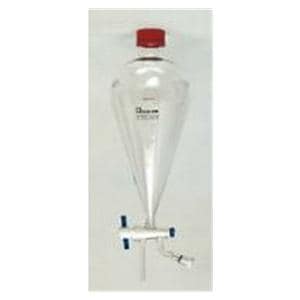 VentSep Separatory Funnel Glass Clear 2000mL Ea