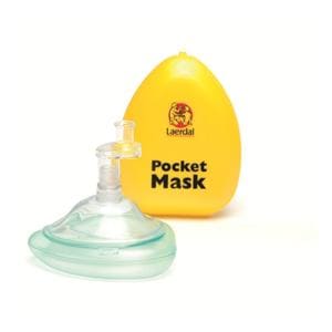 Pocket Mask CPR Mask Adult Disposable 10/Bx