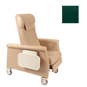 Elite CareCliner Clinical Recliner Vinyl 450lb Capacity Hunter Green Ea