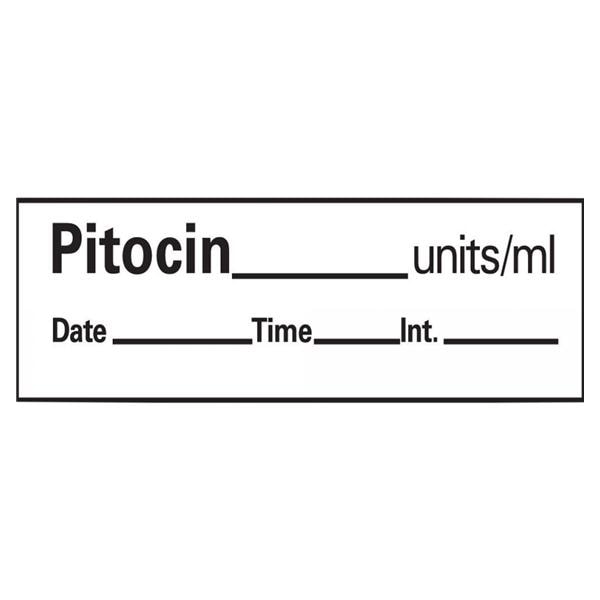 Anesthesia Tape DTI Pitocin units/ml White 1/2x500" 500/Rl