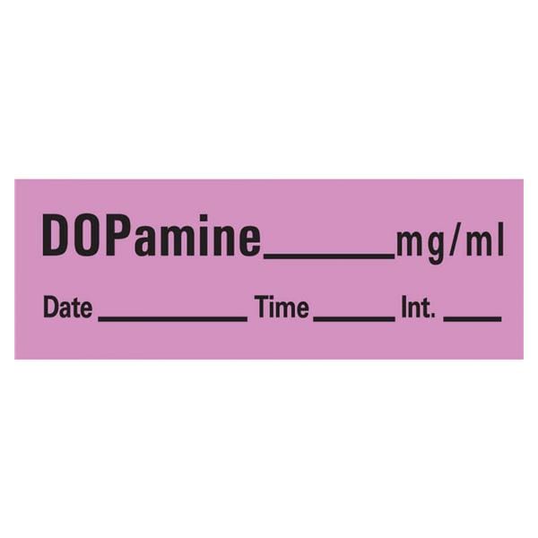 Anesthesia Tape DTI Dopamine mg/ml Violet 1/2x500" 500/Rl