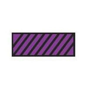 ColorTrack Instrument ID Tape Purple/Black Diagonal Stripe 8-1/2x11" Disp Ea