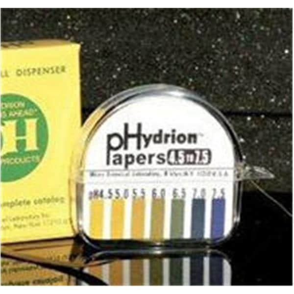 Decon pH Test Strip 4.5-7.5 Range Ea