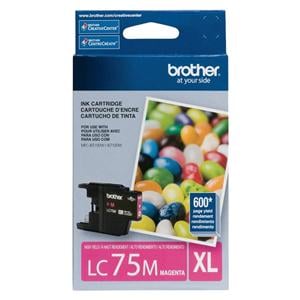 Brother LC75M High-Yield Magenta Ink Cartridge Ea