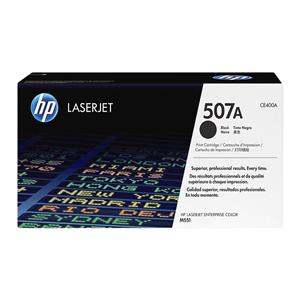 HP 507A Black Original Toner Cartridge (CE400A) Ea