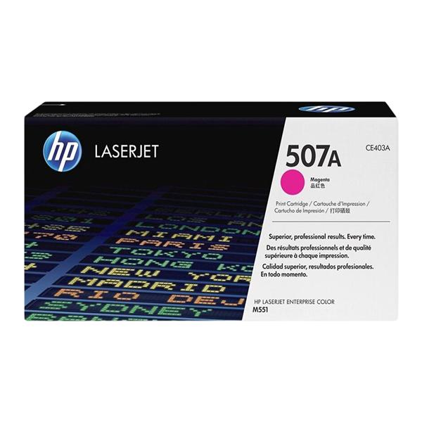 HP 507A Magenta Original Toner Cartridge (CE403A) Ea